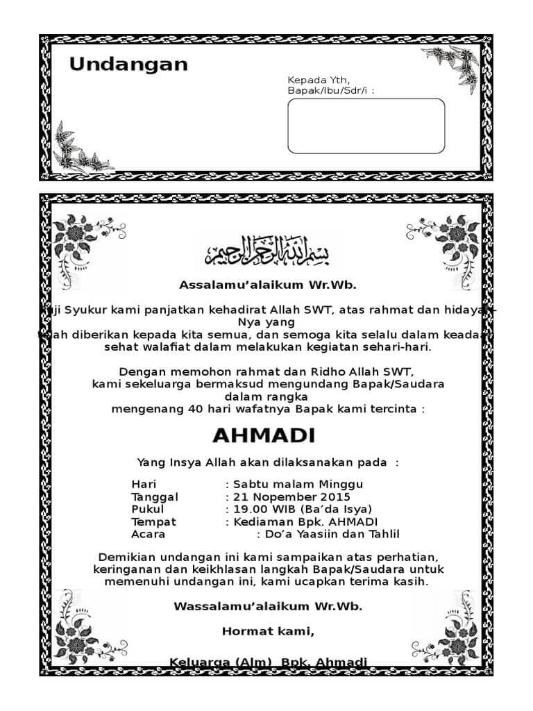 Download file undangan pernikahan lengkap cdr